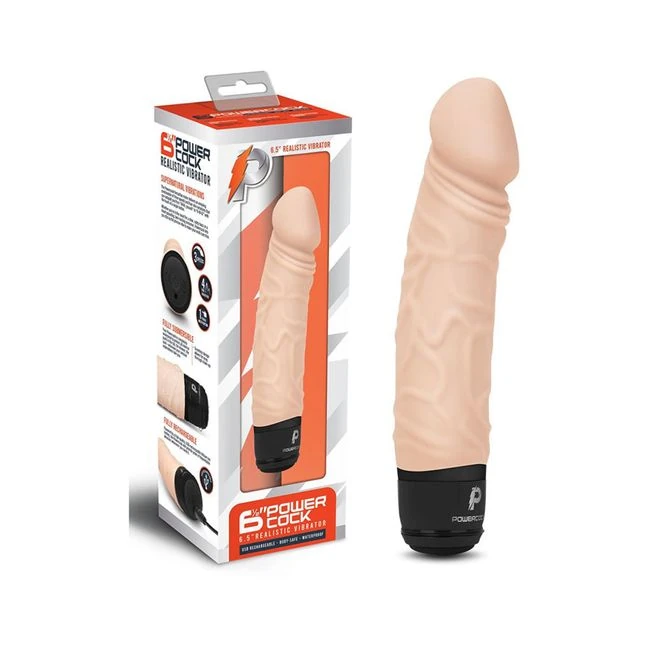 Powercock 6.5 Inches Realistic Vibrator - How It Feels