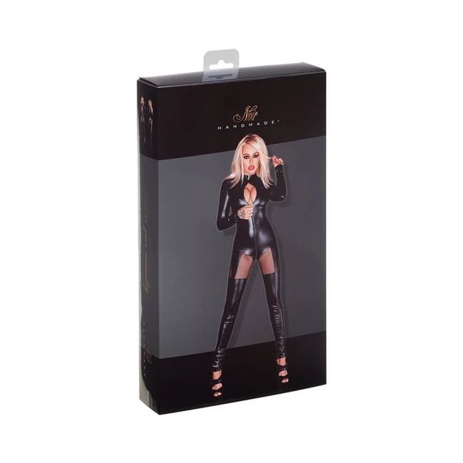 Powerwetlook Overall With Tulle Inserts And 3-way Zipper - Build & Quality