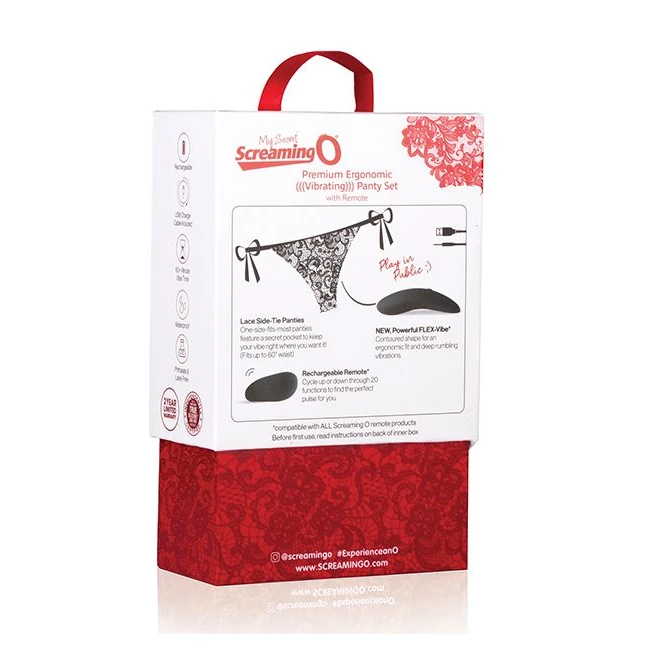 Premium Ergonomic Vibrating Panty Set W/ Remote - How It Feels