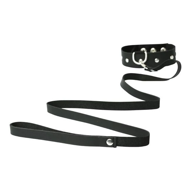 Premium Leather Leash & Collar - Hardware & Fasteners