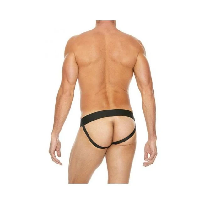 Premium Leather Plain Front with Zip Jock S/m Black - Key Details