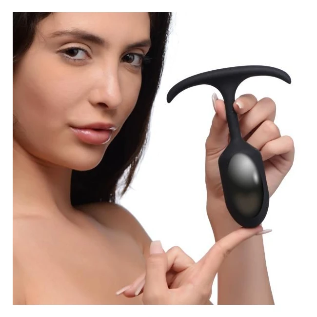 Premium Silicone Weighted Anal Plug - Material & Safety
