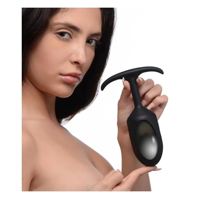 Premium Silicone Weighted Anal Plug - Shape & Comfort