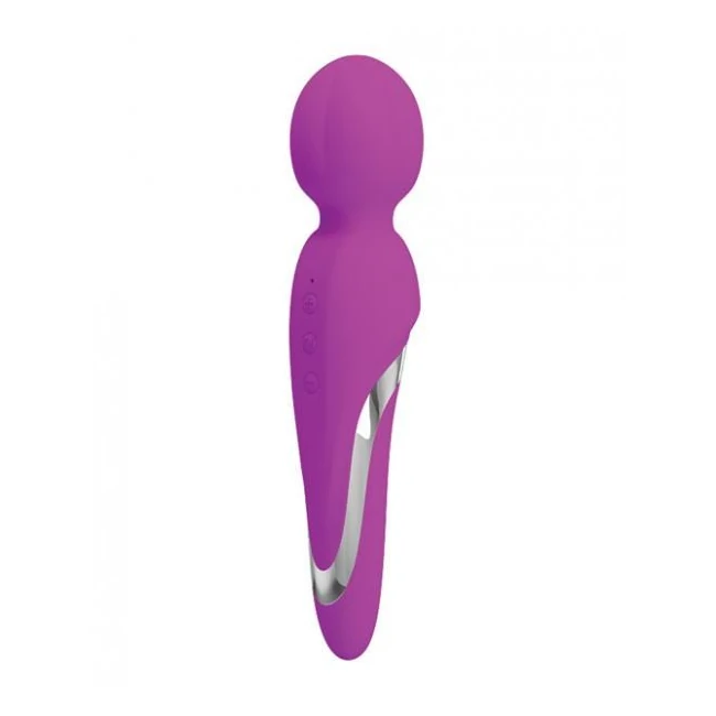 Pretty Love Fitzgerald Liquid Silicone Wand - Fuchsia - How It Feels