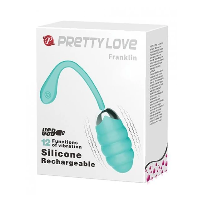 Pretty Love Franklin Remote Egg Vibrator Green - Vibration Modes