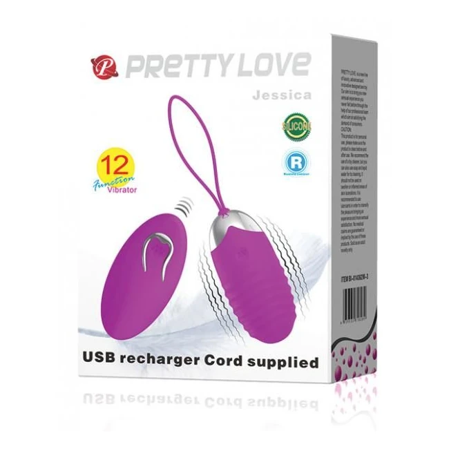 Pretty Love Jessica Bullet Vibrator Purple - Vibration Modes