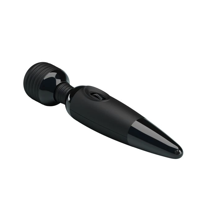 Pretty Love Power Wand-black Silicone Vibrator - How It Feels