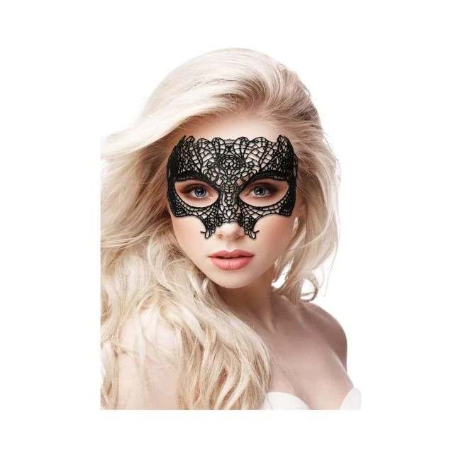 Princess Black Lace Mask Black - Fabric & Feel