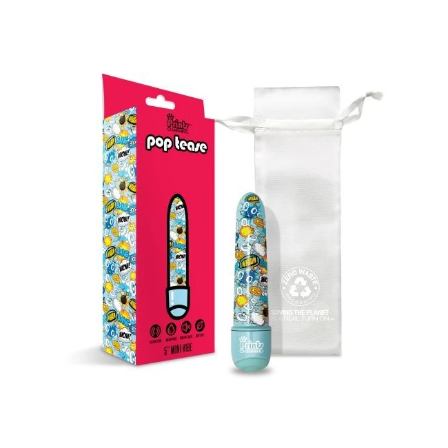 Prints Charming Pop Tease 5in Mini Vibe Bang Blue - How It Feels