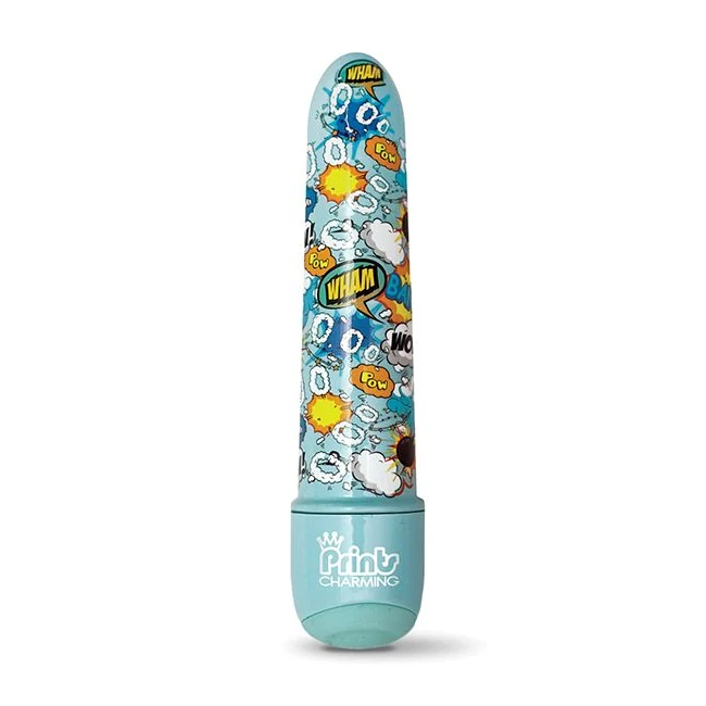 Prints Charming Pop Tease 5in Mini Vibe Bang Blue - Vibration Modes
