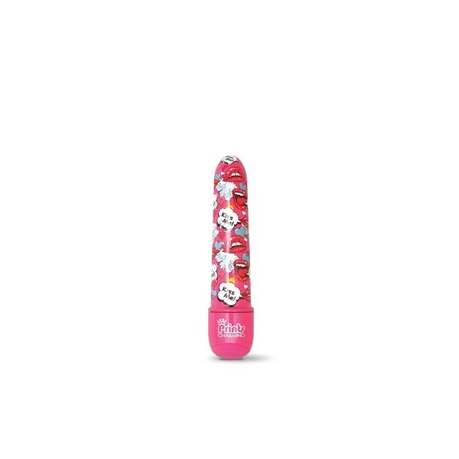 Prints Charming Pop Tease 5in Mini Vibe Kiss Me Pink - How It Feels
