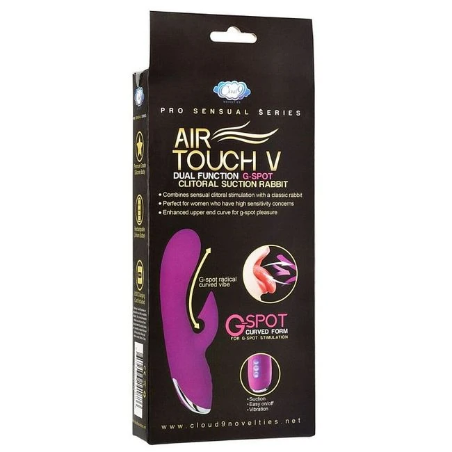 Pro Sensual Air Touch V G Spot Dual Function Clitoral Suction Rabbit - How It Feels