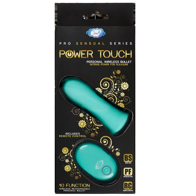 Pro Sensual Power Touch Bullet W/ Remote Control - Vibration Modes