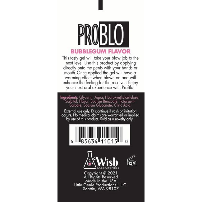 Problo Oral Pleasure Gel - Problo Oral Pleasure Gel by Little Genie