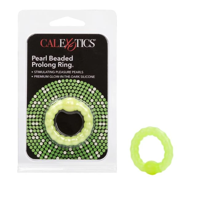Prolong Beaded Ring Glow in the Dark - Prolong Beaded Ring Glow in the Dark from California Exotic Novelties