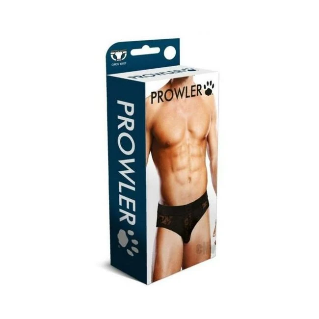 Prowler Black Lace Open Brief - Overview