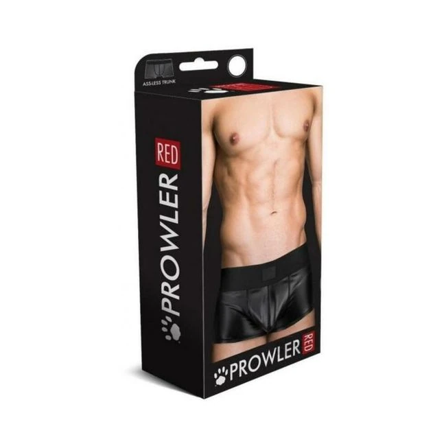Prowler Red Wetlook Assless Trunk Blk - Overview