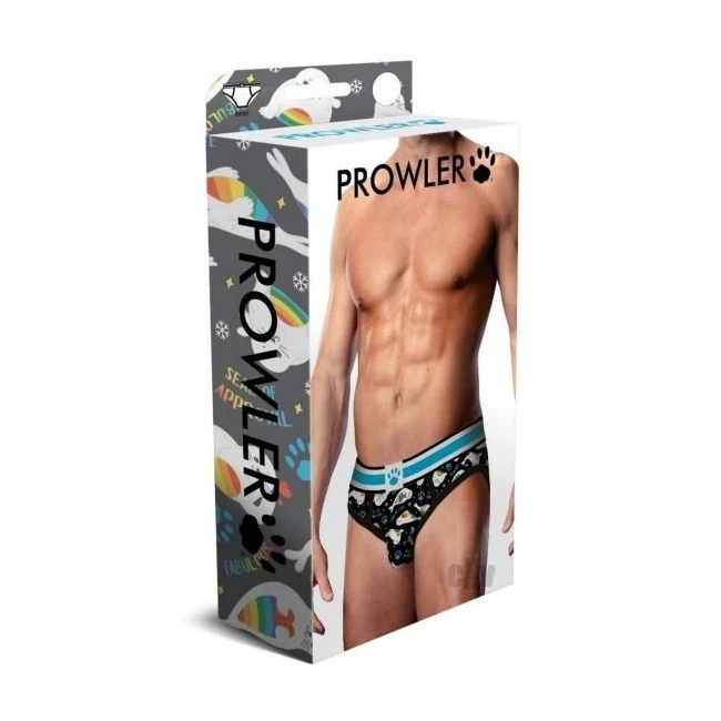 Prowler Seals Brief Lg Blk/rnbw - Key Details