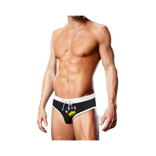 Prowler Swim Blk Oversize Paw Brief - Overview