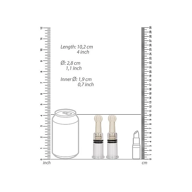 Pumped Nipple Suction Set Transparent - Two Sizes and Specifications