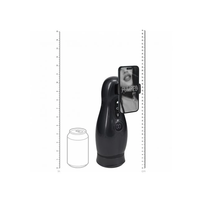 Pumped Virtuo Mast Suction Phone Attachment Gunmetal - Internal Texture