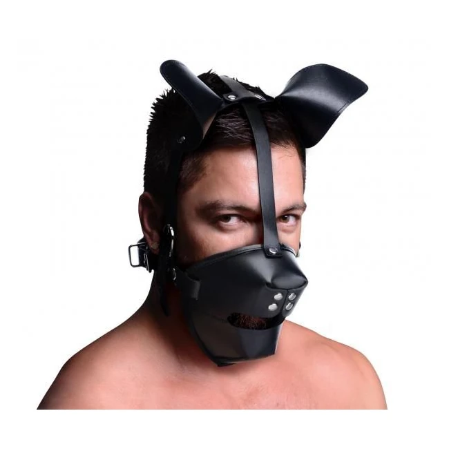Pup Puppy Play Hood and Breathable Ball Gag - Build & Quality