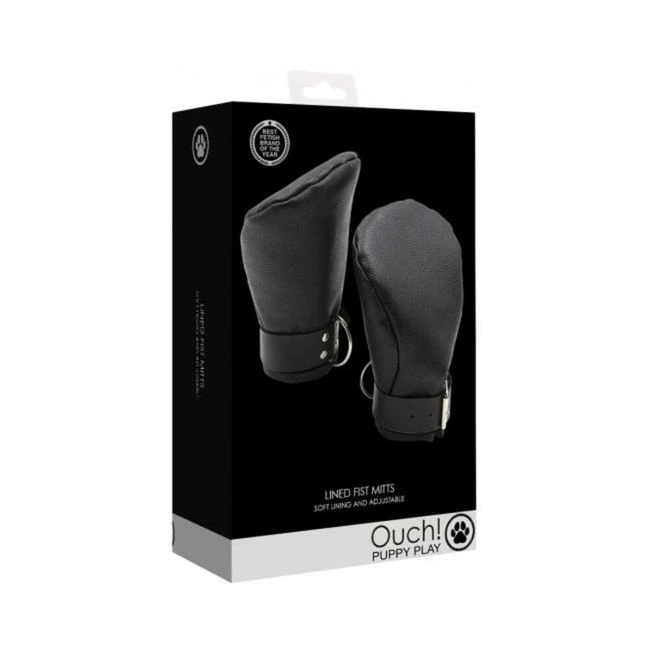 Puppy Play Neoprene Lined Fist Mitts Black - Build & Quality