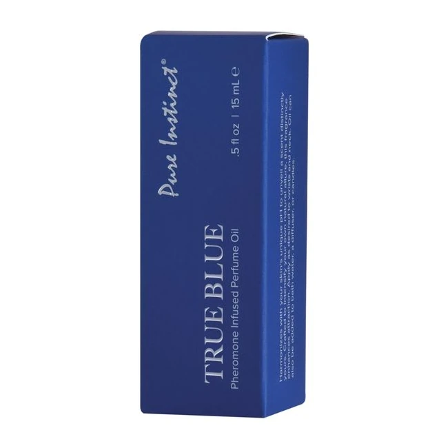 Pure Instinct Pheromone Infused Parfum True Blue .5oz/ 15ml - Overview