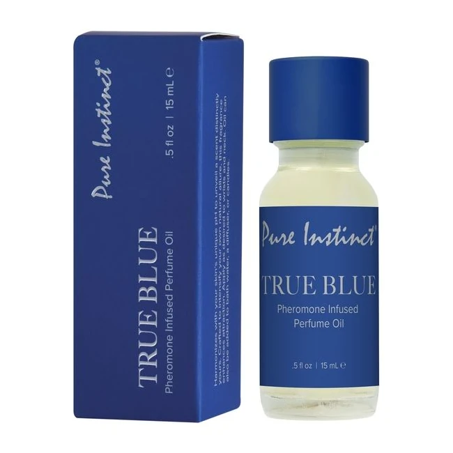 Pure Instinct Pheromone Infused Parfum True Blue .5oz/ 15ml - Key Details