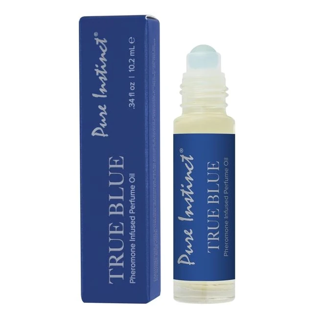 Pure Instinct Pheromone Infused Perfume Oil True Blue .34l Oz/10.2ml - Formula & Feel