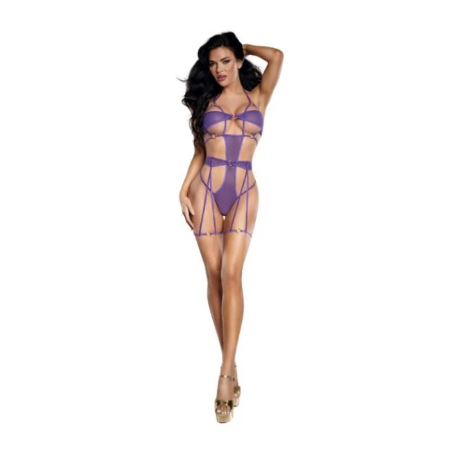 Purple Folly Teddy Os - Fabric & Feel