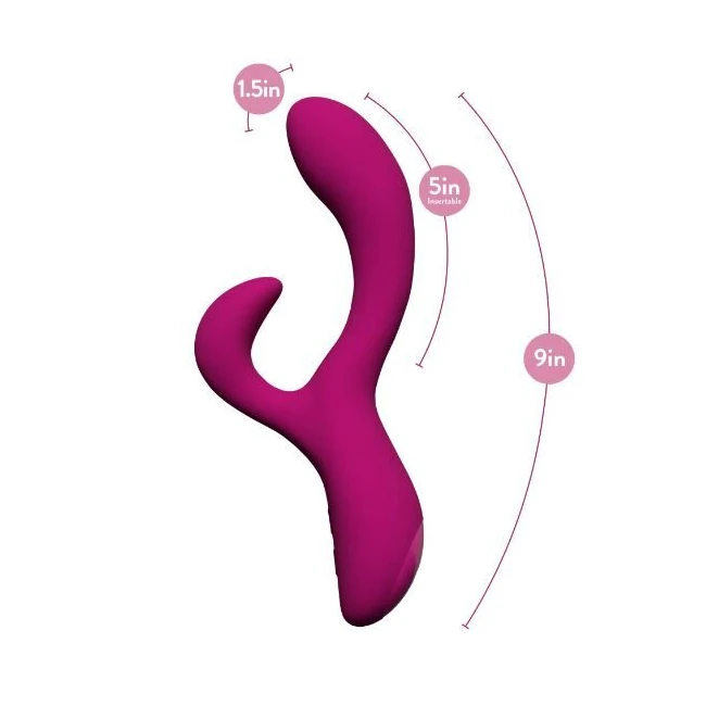 Quinn Rabbit Vibrator Burgundy - How It Feels