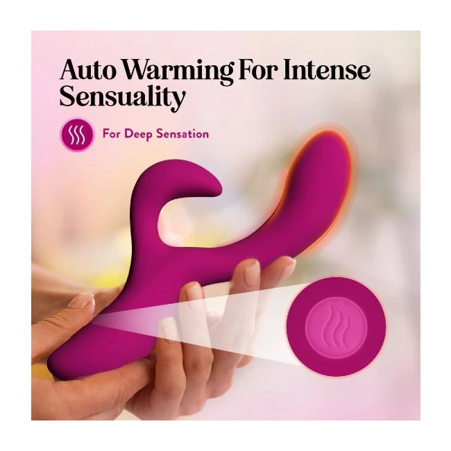 Quinn Rabbit Vibrator Burgundy - Charging and Water Play