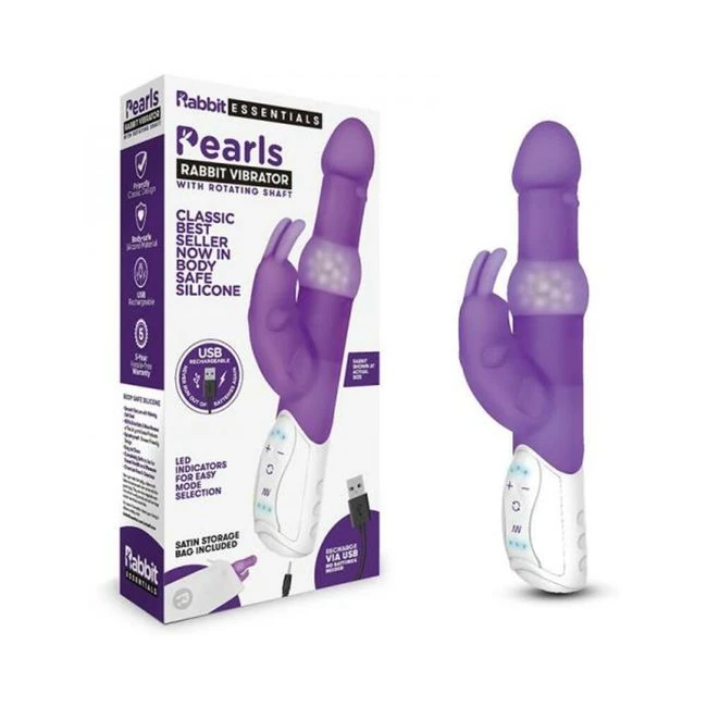 Rabbit Essentials Pearls Rabbit Vibrator Hot - Experience Intense Pleasures with the Pearls Rabbit Vibrator Hot
