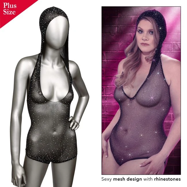Radiance Plus Size Hooded Deep V Body Suit - Care & Maintenance