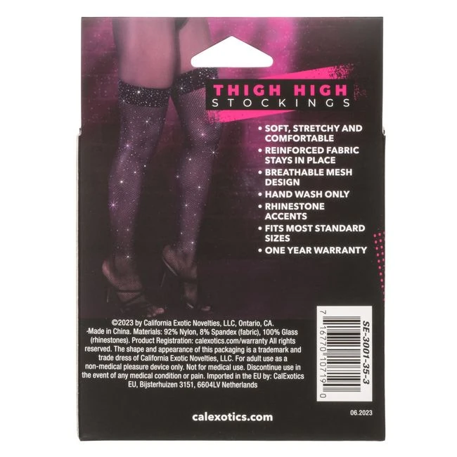 Radiance Thigh High Stockings - Design Details & Visual Appeal