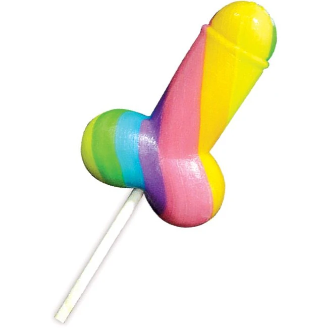 Rainbow Cock Pop 12pc Display - Overview