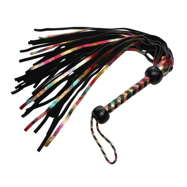 Rainbow Lambskin Leather Flogger - Build & Quality