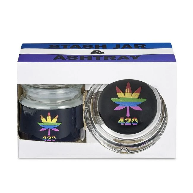 Rainbow Leaf Ashtray & Stash Jar Set - Build & Quality