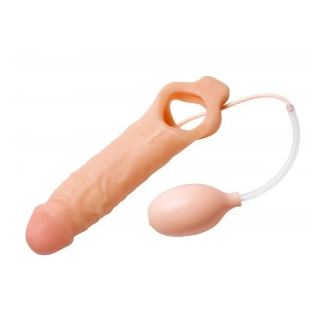 Realistic Ejaculating Penis Enlargement Sheath - Material & Feel