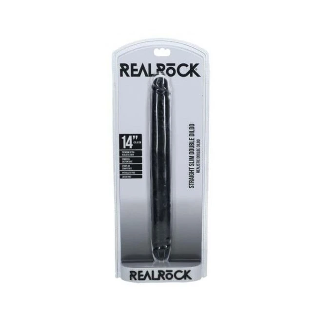 Realrock 14 In. Slim Double-ended Dong - Shape &amp; Texture
