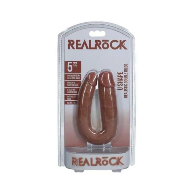 Realrock. U-shaped Double Dildo - Material Feel