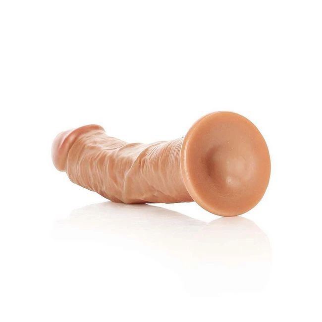 Realrock 7in Realistic Dildo Curved Tan - Additional Features