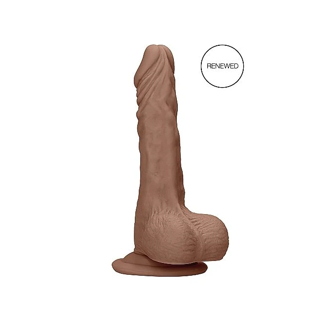 Realrock Dong Tan W/ Testicles - Shape & Texture
