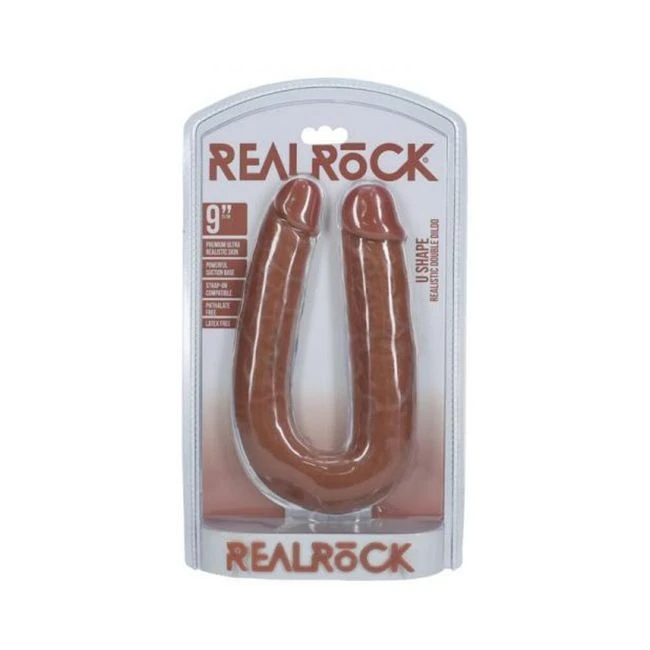 Realrock 9 In. U-shaped Double Dildo - Size & Fit