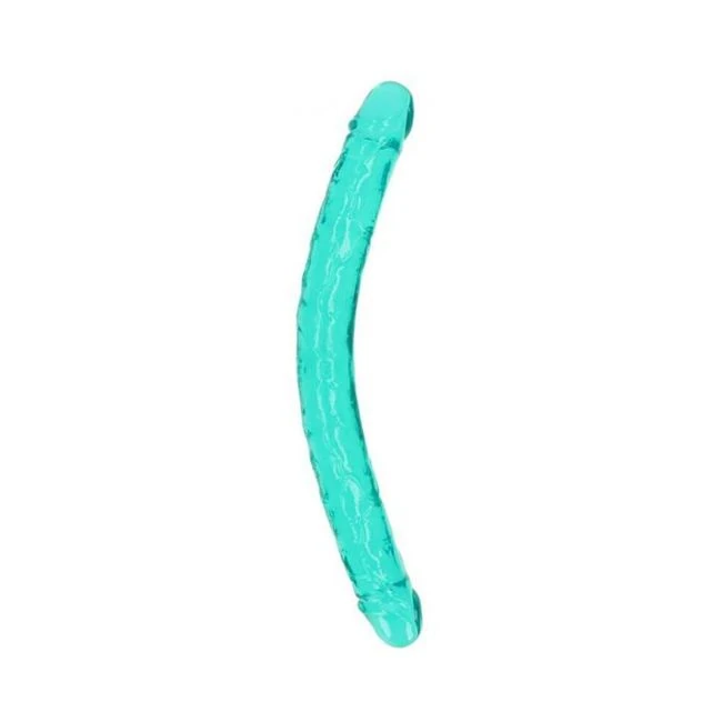 Realrock Crystal Clear Double Dong. Dual-ended Dildo - Material & Feel