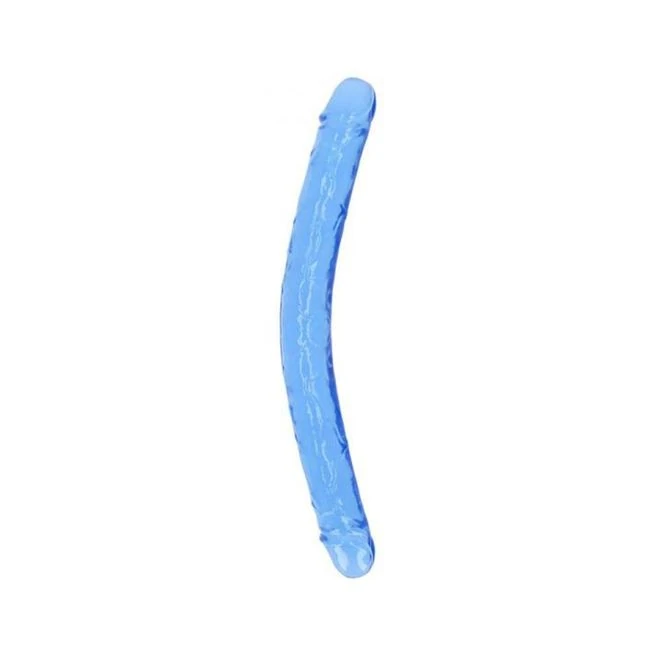 Realrock Crystal Clear Double Dong. Dual-ended Dildo - Shape & Texture