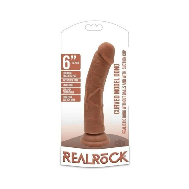 Realrock Curved Dildo - Shape & Texture