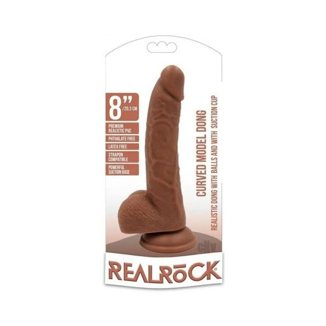 Realrock Curved Dildo W/balls - How It Feels