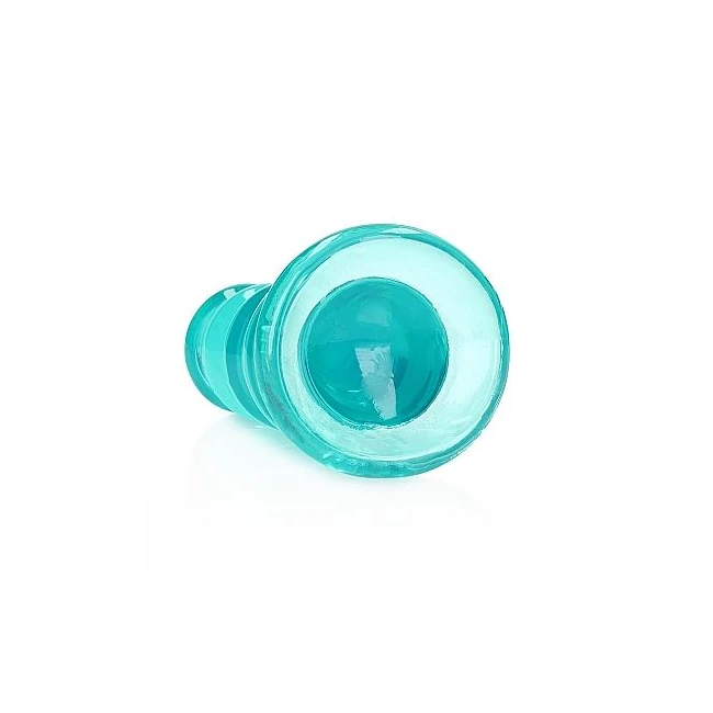 Realrock Curvy Dildo or Butt Plug Turquoise - Experience the Realrock Curvy Dildo or Butt Plug Turquoise